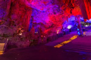 Inside St. Michael's Cave.