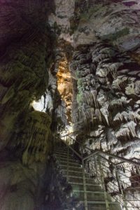 Inside St. Michael's Cave.