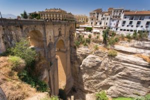 Puente Nuevo bridge spanning El Tajo canyon in Ronda.