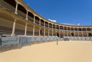 In Plaza de toros de Ronda.